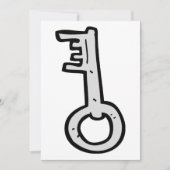 Alter Schlüssel Einladung (Vorderseite)