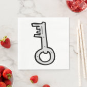 Alter Schlüssel Serviette (Beispiel)