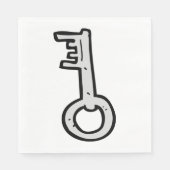 Alter Schlüssel Serviette (Vorderseite)