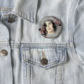 Alter Schlüssel und benutzerdefinierte Rose Foto Button (Beispiel)