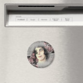 Alter Schlüssel und benutzerdefinierte Rose Foto Magnet (In Situ (Geschirrspüler))