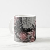 Alter Schlüssel und Rose Kaffeetasse (Vorderseite Links)