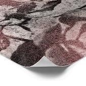 Alter Schlüssel und Rose Poster (Ecke)