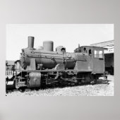 Alter Schmalspurdampf-Motor 157-5674 Poster (Vorne)