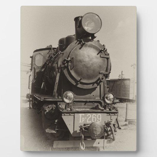 Alter Schmalspurdampf-Motor Gr-269 Fotoplatte (Vorderseite)