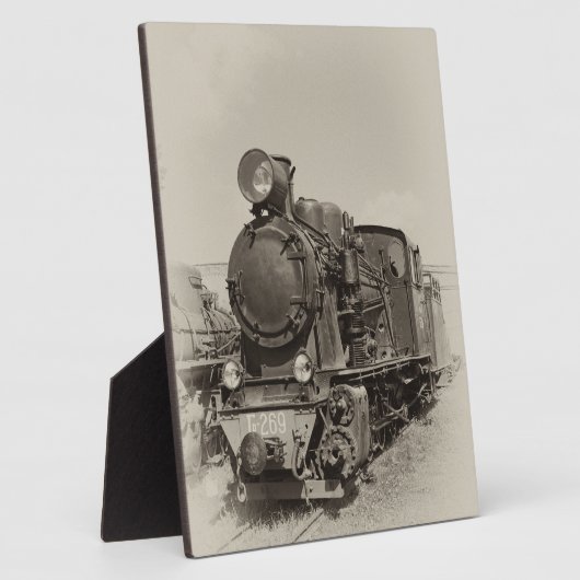 Alter Schmalspurdampf-Motor Gr-269 Fotoplatte (Seite)