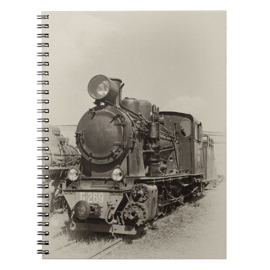 Alter Schmalspurdampf-Motor Gr-269 Notizblock (Vorderseite)