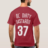 Alter schmutziger Bastardo T - Shirt (Rückseite)