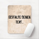 Alter schmutziger Hintergrund Mousepad (Mit Mouse)