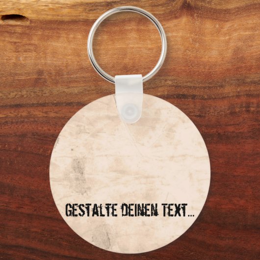 Alter schmutziger Hintergrund Schlüsselanhänger (Vorderseite)