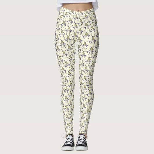 Alter Schneemann Leggings (Vorderseite)