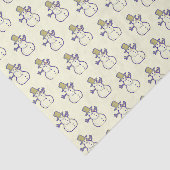 Alter Schneemann Seidenpapier (Ausschnitt)