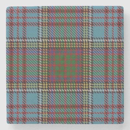 Alter Schotte-Taverne-Clan-AndersonTartan Steinuntersetzer (Vorderseite)