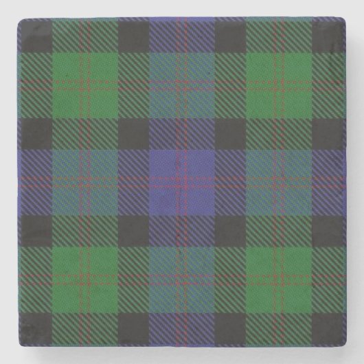 Alter Schotte-Taverne-Clan-BlairTartan Steinuntersetzer (Vorderseite)