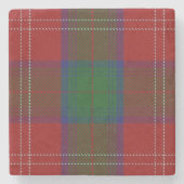 Alter Schotte-Taverne-Clan Chisholm Tartan Steinuntersetzer (Vorderseite)