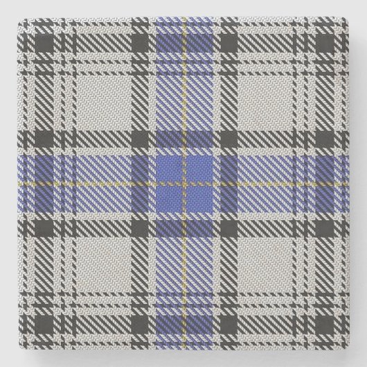 Alter Schotte-Taverne-Clan Hannay Tartan Steinuntersetzer (Vorderseite)