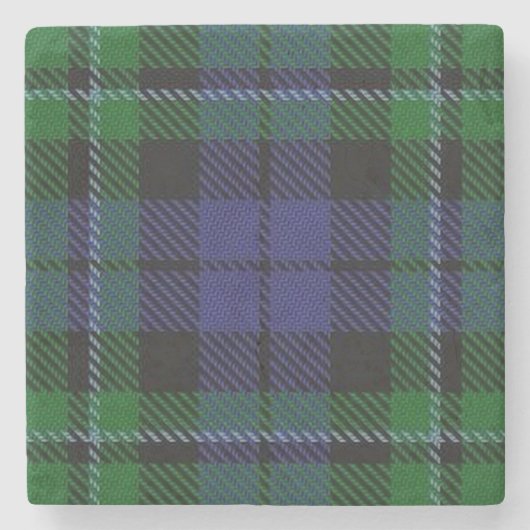Alter Schotte-Taverne-Clan MacCallum Tartan Steinuntersetzer (Vorderseite)
