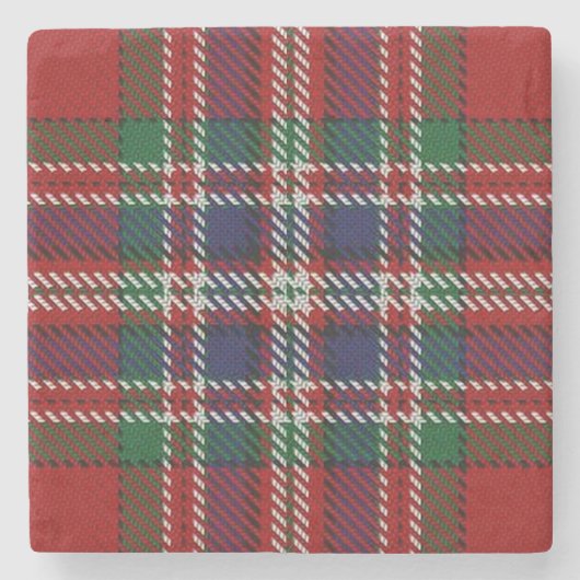 Alter Schotte-Taverne-Clan MacFarlane Tartan Steinuntersetzer (Vorderseite)