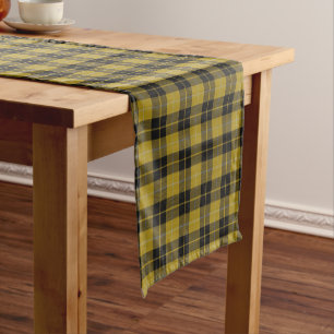 Alter schottischer Clan Barclay Dress Tartan Plaid Kurzer Tischläufer