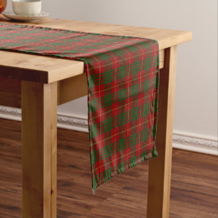 Alter schottischer Clan-CameronTartan kariert Kurzer Tischläufer
