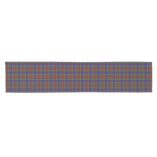 Alter schottischer Clan-MacbethTartan kariert Kurzer Tischläufer (Horizontal)