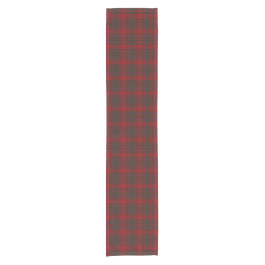 Alter schottischer Clan MacDougall Tartan kariert Kurzer Tischläufer (Vorderseite)
