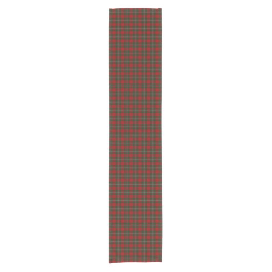 Alter schottischer Clan MacGregor Gregor Tartan Kurzer Tischläufer (Vorderseite)