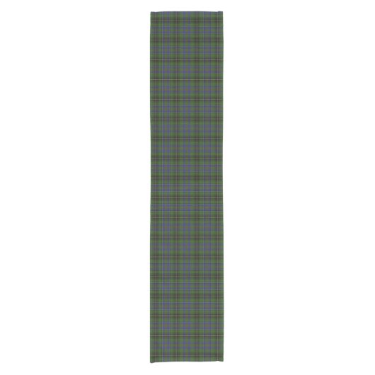 Alter schottischer Clan MacInnes Tartan kariert Kurzer Tischläufer (Vorderseite)