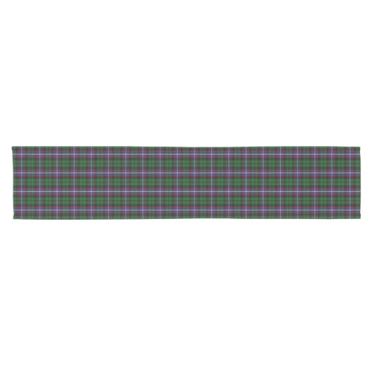 Alter schottischer Clan-RussellTartan kariert Kurzer Tischläufer (Horizontal)