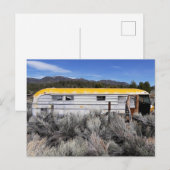 Alter Schulbus Postkarte (Vorne/Hinten)