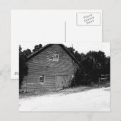 alter Schuppen Postkarte (Vorne/Hinten)