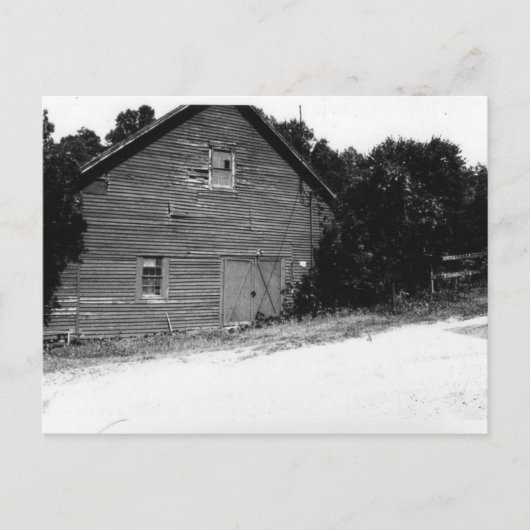 alter Schuppen Postkarte (Vorderseite)