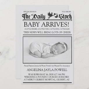 Alter Schwarz-Weiß-Newsletter Birnounce Einladung