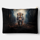 Alter schwarzer und orangefarbener Tiger im surrea Zubehörtasche (Rückseite)