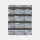 Alter Scituate Leuchtturm Fleecedecke (Vorderseite)