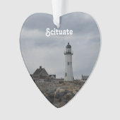 Alter Scituate Leuchtturm Ornament (Vorderseite)