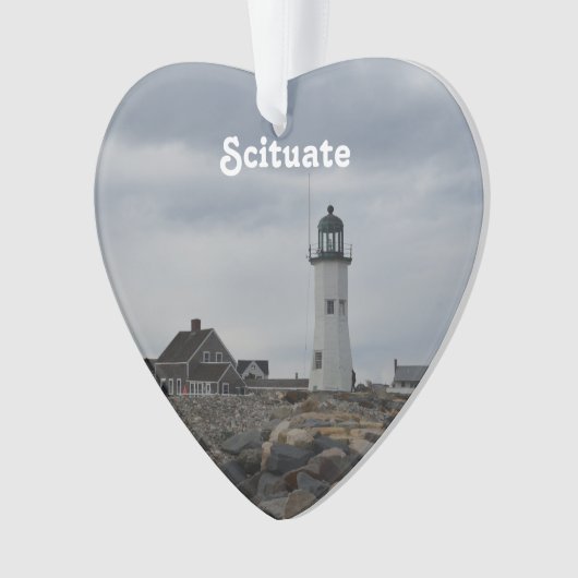 Alter Scituate Leuchtturm Ornament (Vorderseite)