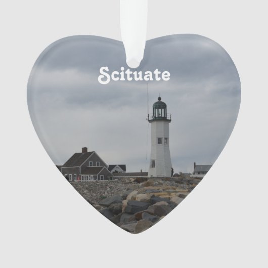 Alter Scituate Leuchtturm Ornament (Vorderseite)