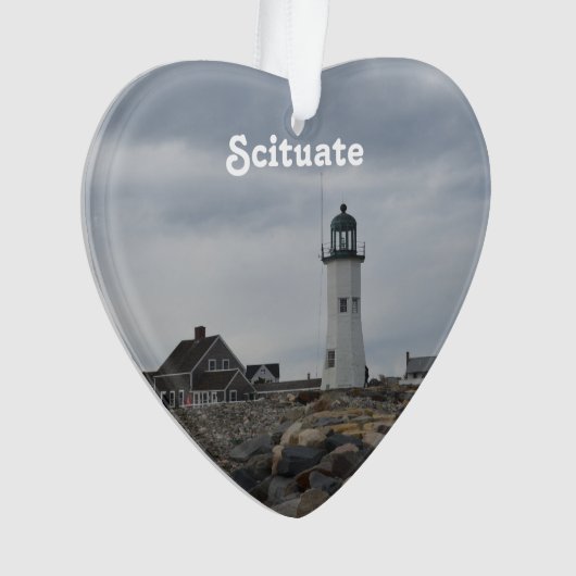 Alter Scituate Leuchtturm Ornament (Vorderseite)