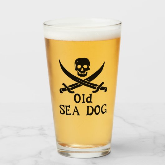 Alter Seebär Glas (Vorne (Gefüllt))