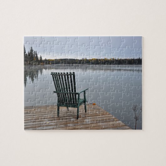 Alter Sessel am See Puzzle (Horizontal)