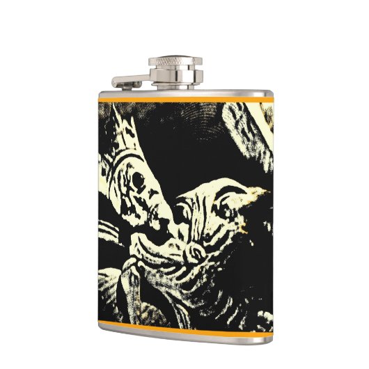 Alter Skeleton König Flachmann (Links)