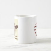 Alter Spaß, freche Kuh, Wee. Kaffeetasse (Mittel)