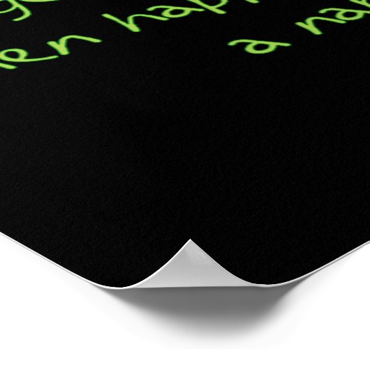 Alter Spaß Poster (Ecke)