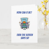 **ALTER SPASS/SIE SEHEN GUT FÜR IHRE ALTERSKARTE** KARTE (Gelbe Blume)