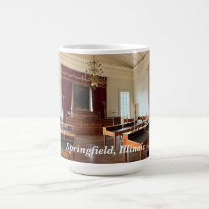 Alter Staat Hauptstadt in Springfield, IL Kaffeetasse