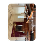 Alter Staat Hauptstadt in Springfield, IL Magnet (Vertikal)