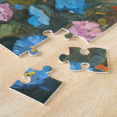 Alter Stall auf dem Feld der Wildblume Puzzle (Seite)