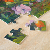 Alter Stall auf dem Feld der Wildblume Puzzle (Seite)