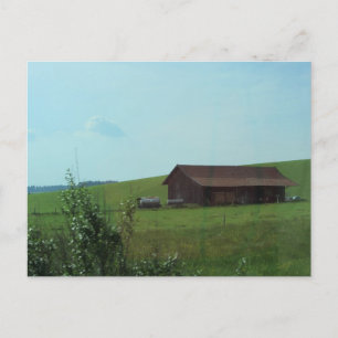 Alter Stall auf der Hillside Postkarte